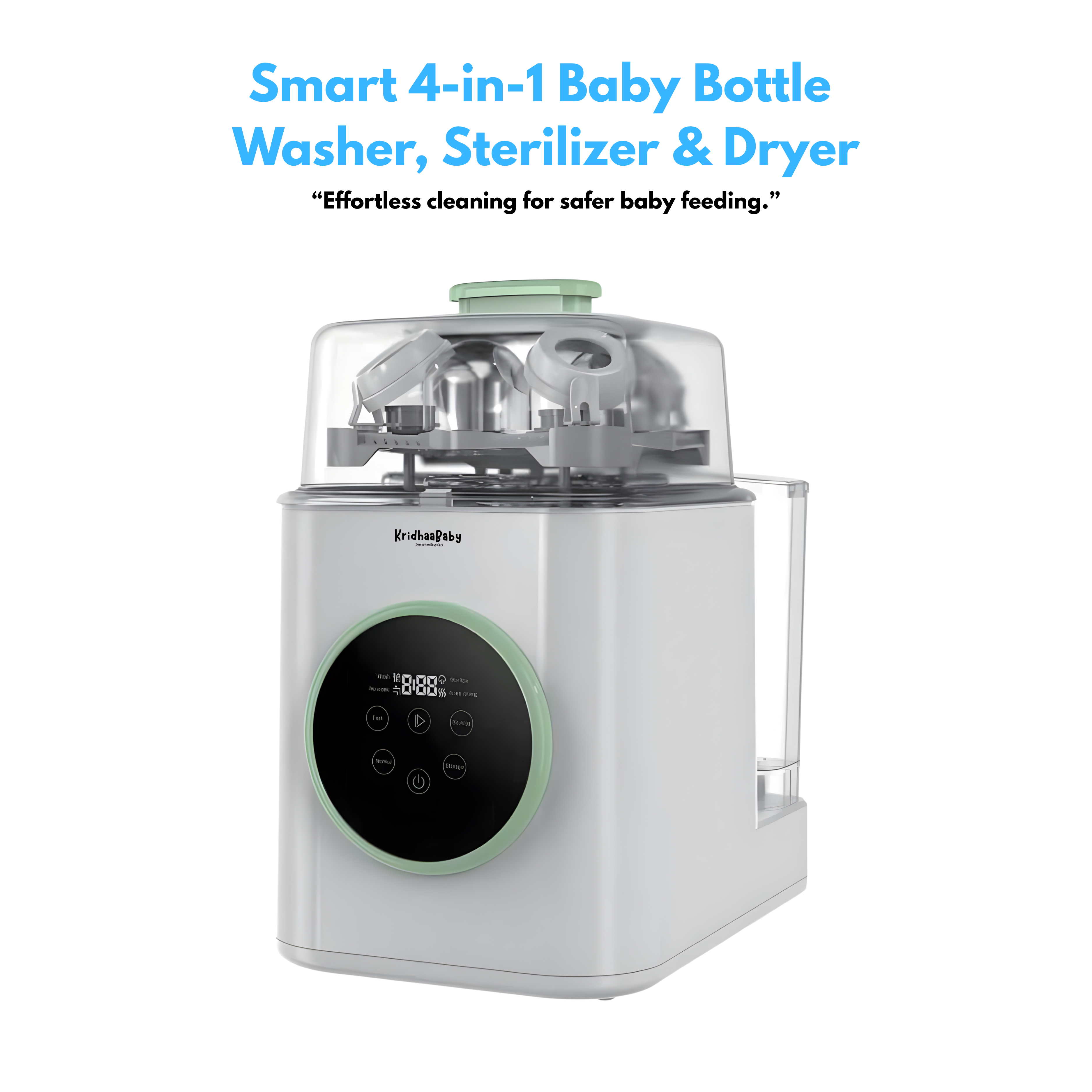 Smart 4-in-1 Baby Bottle Washer, Sterilizer & Dryer