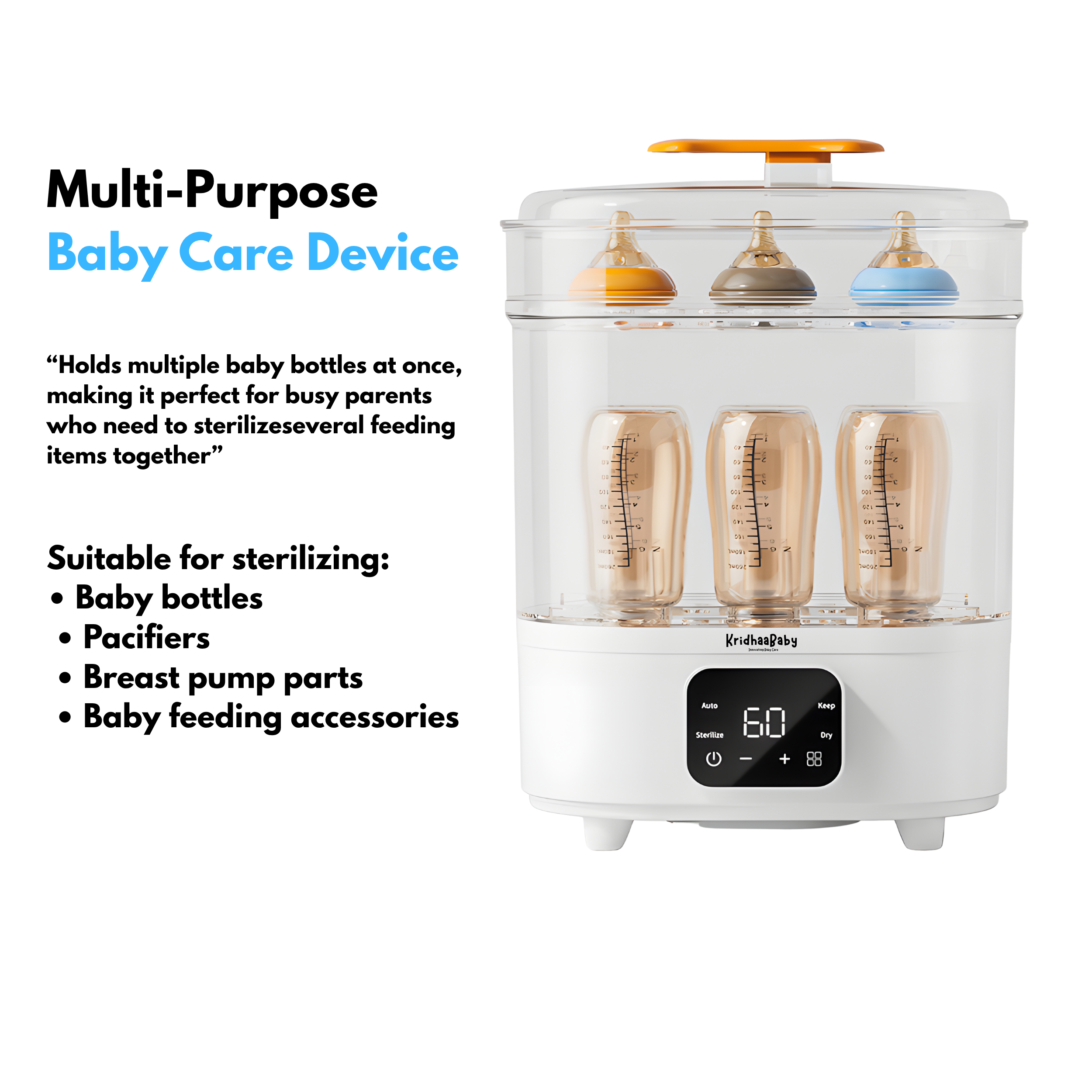 Smart Baby Bottle Sterilizer & Dryer