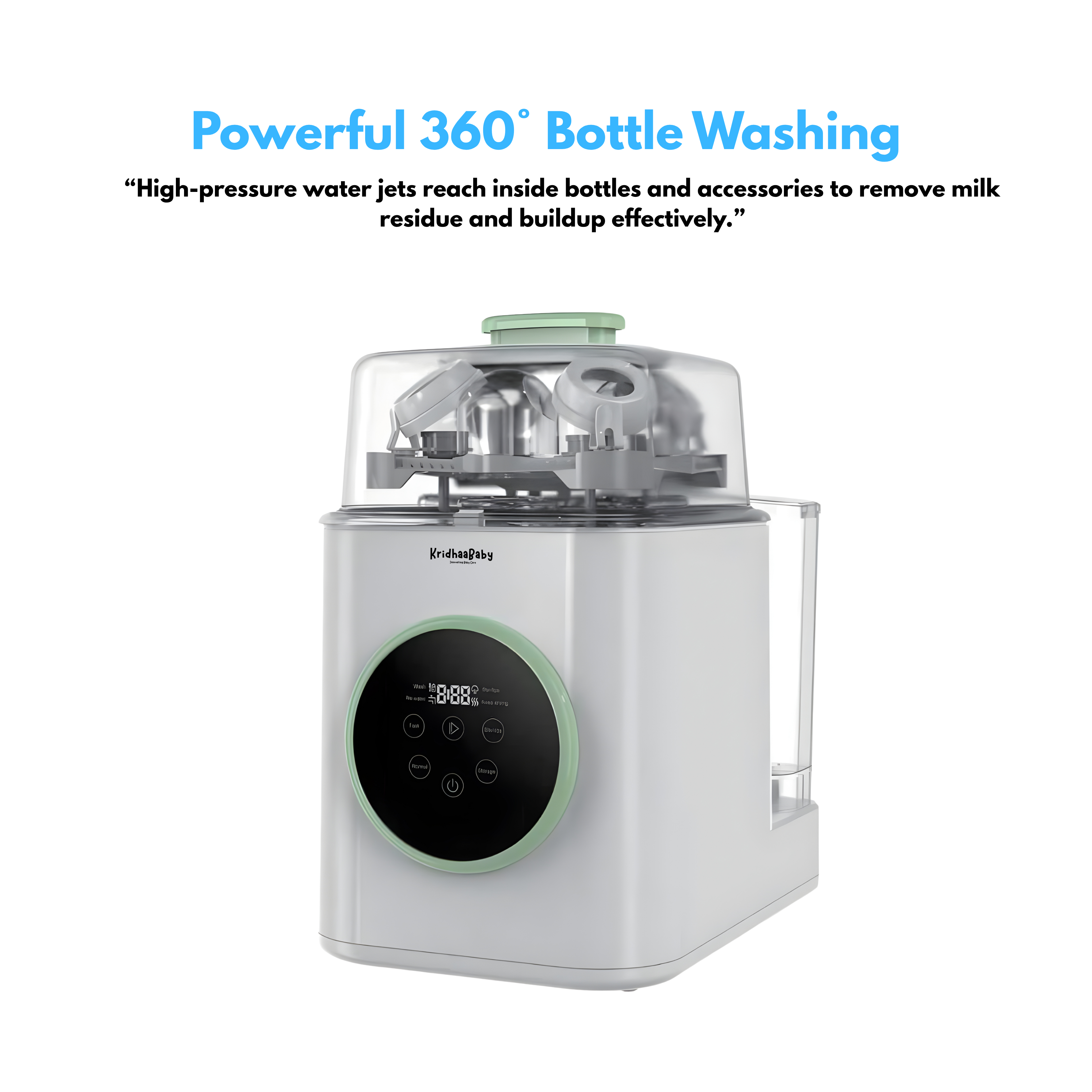 Smart 4-in-1 Baby Bottle Washer, Sterilizer & Dryer