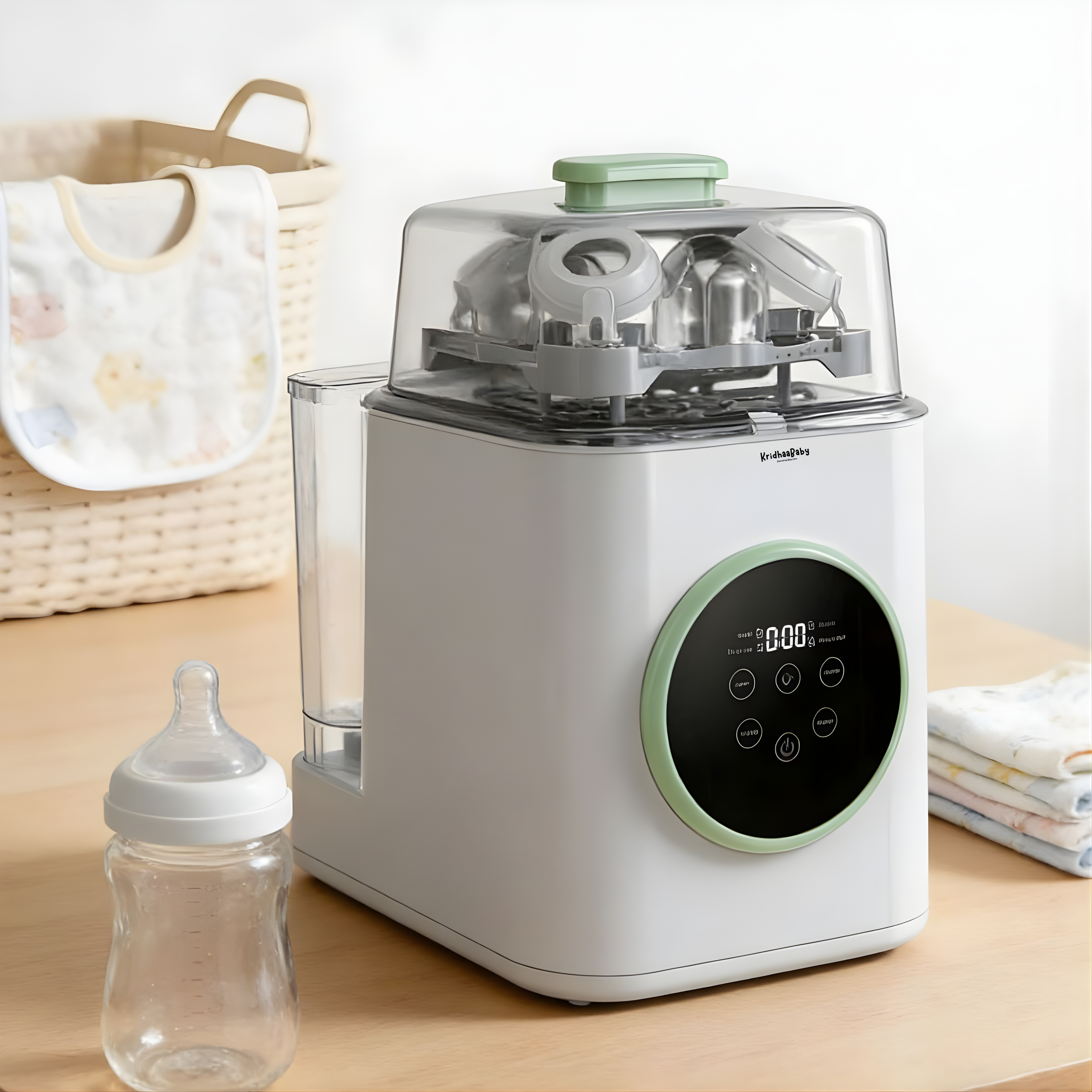 Smart 4-in-1 Baby Bottle Washer, Sterilizer & Dryer