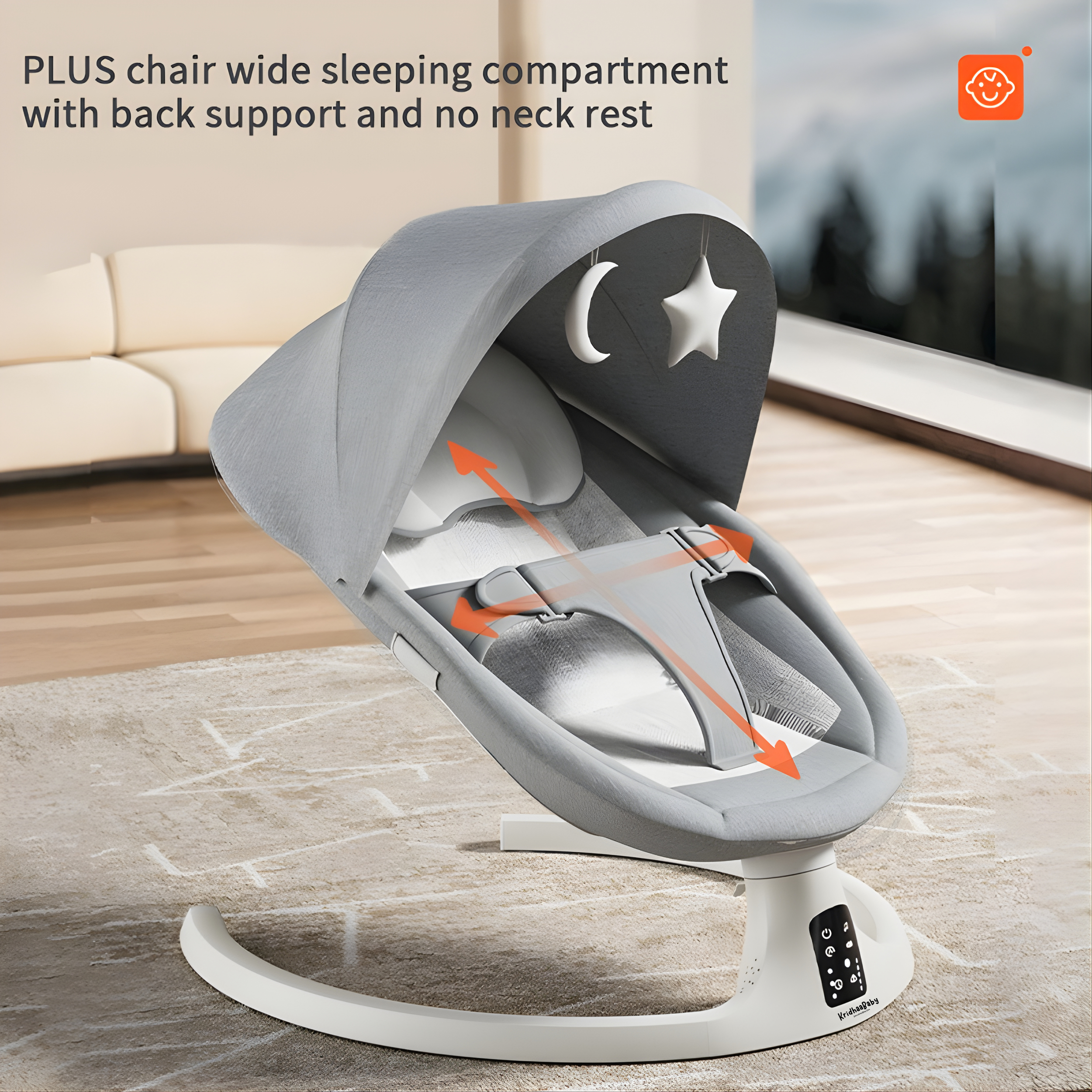 Baby Smart Rocking Cradle
