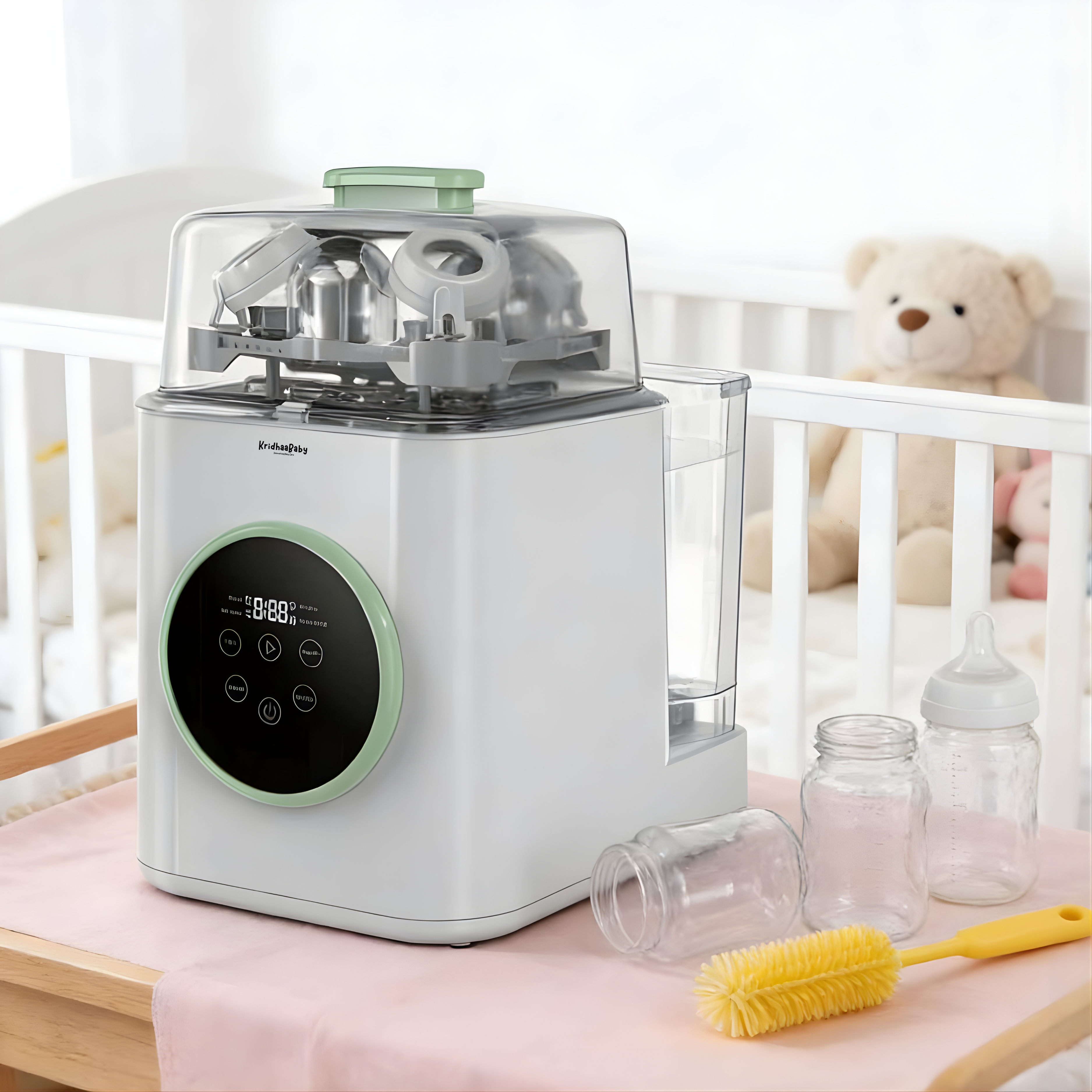 Smart 4-in-1 Baby Bottle Washer, Sterilizer & Dryer
