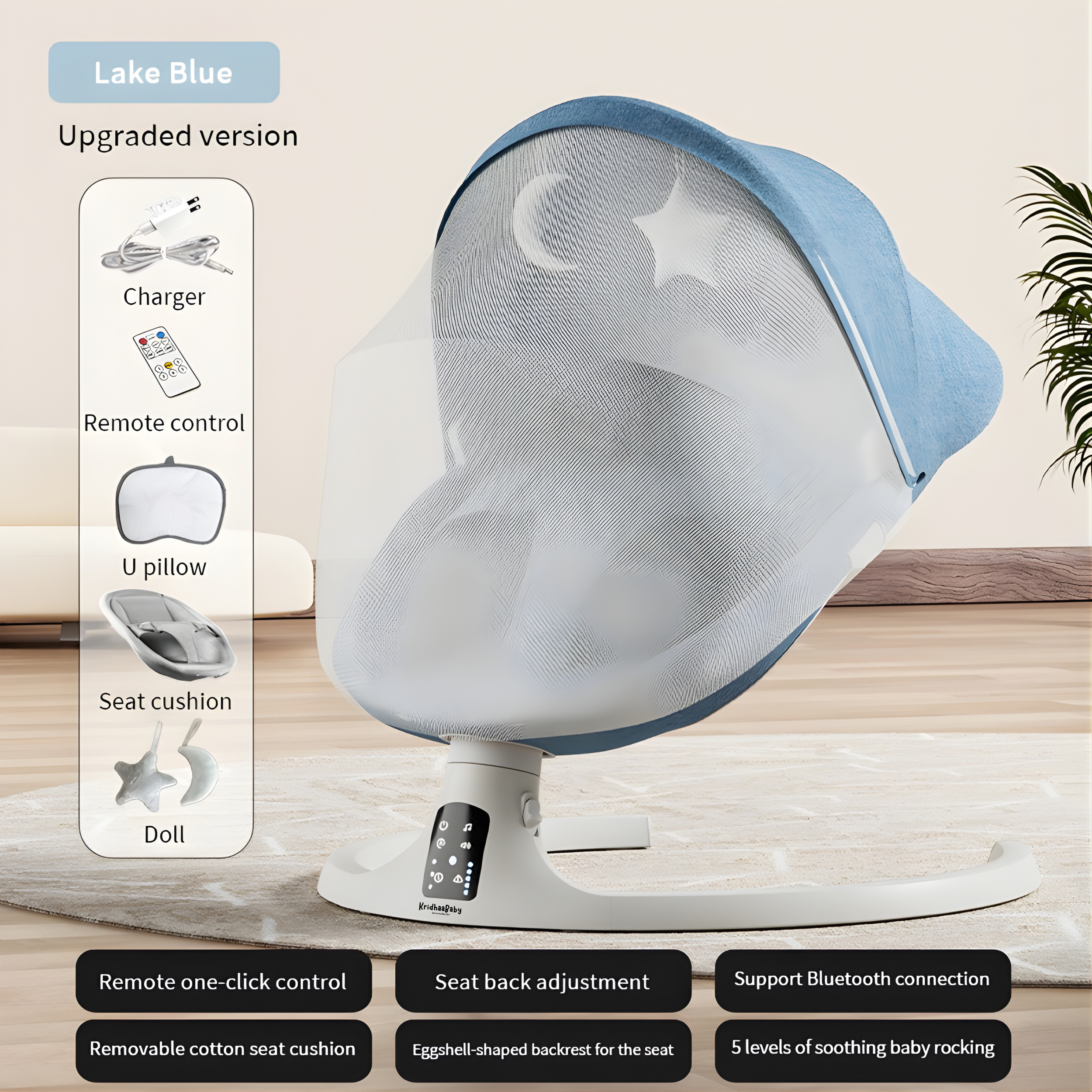 Baby Smart Rocking Cradle